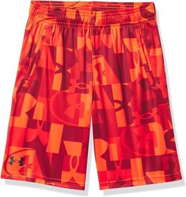 img 3 attached to 👖 Enhanced Performance: Under Armour Boys' Renegade 3.0 Printed Shorts