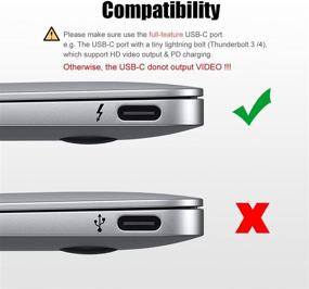 img 3 attached to 🔌 Mirabox 12-in-1 USB-C Docking Station with Triple Display 4K HDMI, 1080P VGA, USB3.0, Ethernet, 100W PD, USB-C Data Port, SD/TF – Ideal for MacBookPro/Air (Thunderbolt 3) & Other USB-C Laptops