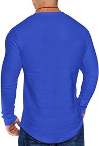 img 1 attached to COOFANDY Men's Muscle Shirt with Athletic Sleeves: Ultimate Fitness Apparel