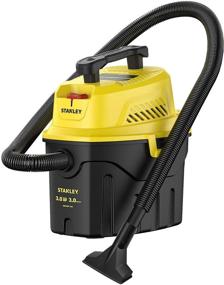 img 4 attached to 🚗 Stanley SL18910P-3 Wet/Dry Car Vacuum: Powerful 3.0 HP Portable Cleaner for 3 Gallon Capacity, Black+Yellow Design