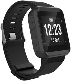 img 3 attached to 🏃 Чехол со скрин-протектором для Garmin Forerunner 35 - Чехол из силикона Lamshaw (2 штуки, черный)