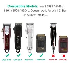 img 2 attached to 🔌 BENSN 4V Wahl Charger for Magic Clipper Cordless Models: 8148, 8164, 8591, 8504, 1919 100 Year Hair Clipper, and 5-Star Magic Clip Trimmer