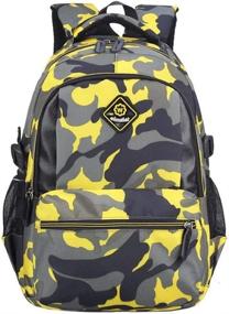 img 1 attached to 🎒 Camouflage Backpack for Elementary Students by Adanina