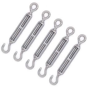 img 3 attached to Mecollection Stainless Steel Turnbuckle RopeTension