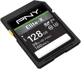 img 3 attached to 💾 High-speed PNY 128GB Elite-X Class 10 U3 V30 SDXC Flash Memory Card - Boost Your Storage Capacity!