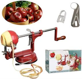 img 4 attached to Apple Peeler Slicer Stainless Suction