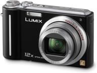 📷 panasonic lumix dmc-zs1 цифровая камера с 10-мегапиксельной матрицей, 12-кратным широкоугольным оптическим зум с оптической стабилизацией изображения mega и 2.7-дюймовым жк-экраном (черный) логотип