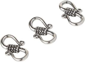 img 1 attached to Sterling Silver S Hook Clasps Jewelry