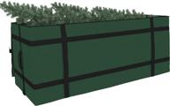 🎄 brobery 9 feet wide opening christmas tree storage bag: durable xmas tree box container for disassembled trees - 600d oxford, dual zipper & handles logo