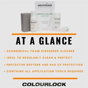 img 1 attached to 🧼 Ultimate Colourlock Cleaning & Conditioning Kit: Master the Art of Leather Care for Car Interiors, Furniture, Apparel, Shoes, Bags, and More with a Gentle yet Effective Mild Cleaner