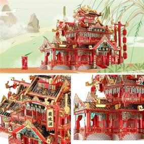 img 3 attached to Piececool Kits Reataurant Puzzle Traditional Architecture Puzzle Great