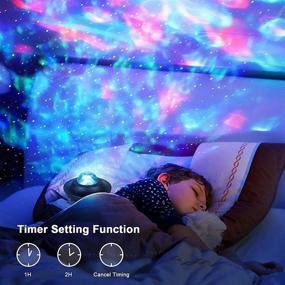 img 3 attached to 🌌 YOTUTUN Starry Night Light Projector with Bluetooth Speaker – Sky Ocean Wave LED Nebula Cloud Projector for Bedroom Decor, Birthday Party, Wedding, and Living Space