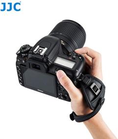 img 1 attached to 📷 JJC HS-PRO1M DSLR Hand Grip Strap with QR Arca Type Plate for Canon 5D II III ID 6D II 7D II 80D, Nikon D850 D810 D800 D750 D700 D5 D4s D4 D7500 D3500, Sony a99 II a77 II a58