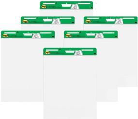 img 4 attached to Super Sticky Easel Pad - Large 25 x 30 Inches - 30 Sheets/Pad - Pack of 6 Pads - White Premium Recycled Self Stick Flip Chart Paper with Extra Strong Adhesion