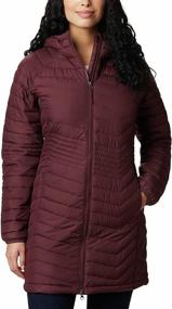 img 4 attached to Columbia Womens Powder Jacket Chalk Outdoor Recreation for Outdoor Clothing