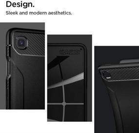 img 3 attached to 📱 Spigen Rugged Armor Case for Galaxy Tab S5e (2019) - Matte Black