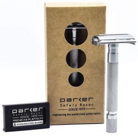 img 4 attached to 🦋 Parker Platinum Butterfly Safety Razor