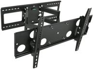 📺 mount-it! full motion tv wall mount bracket for 32-65 inch screens, vesa compatible up to 600x400, dual arm extension up to 18 inches, 165 lbs load capacity logo