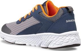 img 2 attached to 👟 Кроссовки Saucony для детей, унисекс, черно-белые