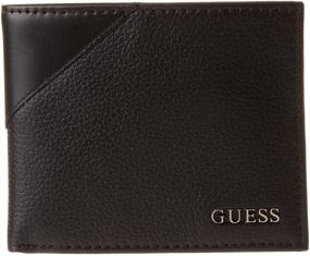 img 4 attached to 🧔 Stylish Guess Leather Bifold Wallet: Black Men's Accessories and Wallets, Card Cases & Money Organizers