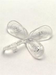 img 1 attached to 👃 Silicon Screw-On Nose Pads - 2 Pairs, 15mm