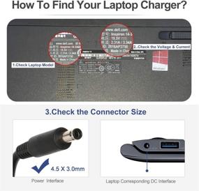 img 1 attached to 💻 Enhanced Laptop Charger: 45W Power Supply AC Adapter for Dell 15 5000 5551 5555 5558 5559 3552,XPS 11 13 14 17 3000 7000 9350 9333 Ultrabook - HK45NM140 LA45NM140 HA45NM140 Laptop Charger-19.5V 2.31A