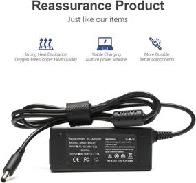 img 2 attached to 💻 Enhanced Laptop Charger: 45W Power Supply AC Adapter for Dell 15 5000 5551 5555 5558 5559 3552,XPS 11 13 14 17 3000 7000 9350 9333 Ultrabook - HK45NM140 LA45NM140 HA45NM140 Laptop Charger-19.5V 2.31A