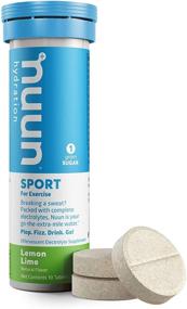 img 3 attached to Оставайтесь гидратированными с Nuun Active: Лимон+Лайм Электролитный 💧 Таблетки усиленного действия для напитка - 6 пачек по 10 таблеток