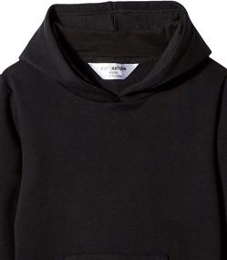 img 1 attached to Heather Boys' Clothing: Kid Nation Pullover Sweatshirt – Keeping Kids Cozy in Style!