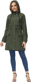 img 2 attached to JASAMBAC Womens Jacket Waterproof Windbreaker Women's Clothing in Coats, Jackets & Vests