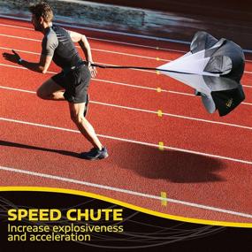 img 2 attached to 🏻 A11N Speed & Agility Training Combo Set - Level up Your Speed, Agility, and Quickness with 4 Adjustable Hurdles, Quick Ladder, Speed Chute, and 12 Cones