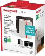 🌬️ honeywell hepa air purifier filter value kit - 2 r hepa filters + 1 a pre-filter roll with cutting template logo