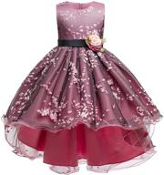 👸 stunning usemper princess girls dress: perfect for wedding birthday party, sizes 3-14 years logo