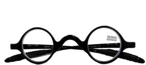 img 1 attached to 👓 Circleperson Men Women Reading Glasses: Geek-Style Small Round Frames (32-30-140) - Perfect for Bookworms!