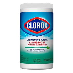 img 4 attached to 🧼 Clorox Disinfecting Wipes, Bleach-Free Cleaning Wipes, Fresh Scent, 75 Count (Possible Packaging Variation)