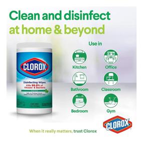 img 1 attached to 🧼 Clorox Disinfecting Wipes, Bleach-Free Cleaning Wipes, Fresh Scent, 75 Count (Possible Packaging Variation)