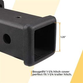 img 2 attached to 🚗 BougeRV 1.25" Trailer Hitch Cover Plug | Rubber Hitch Plug Insert | Fits Subaru & Jeep 1.25" Receivers