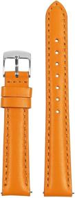 img 2 attached to 👩 StrapsCo Quick Release Women's Leather Watch Band Strap - Choose Color/Length - 8mm 10mm 12mm 14mm 16mm 18mm 20mm 22mm 24mm