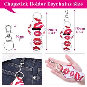 img 2 attached to Assorted Lipstick Keychain Keyring Chapstick - Enhance SEO