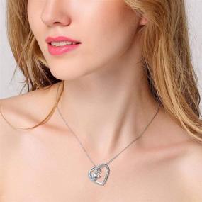 img 2 attached to 🐷 Sterling Silver Crystal Love Pendant Necklaces with Cute Little Pig Design, Engraved 'Keep Me in Your Heart' - Perfect Gifts for Her, Women, & Girls