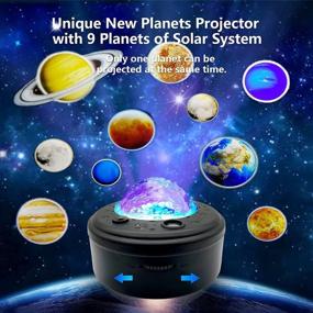 img 3 attached to Bedroom Star Light Projector: Galaxy Sky Night Light Decor with Voice 🌌 Control, Bluetooth Speaker, and Starlight Projection for Kids and Adults - Perfect Gift