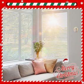 img 3 attached to 🪟 Coavas Window Privacy Film: Frosted Glass Clings for Sun UV Blocking, Heat Control, & Decorative Stickers - Ideal for Home, Office, Bathroom Door (17.5 x 78.7 Inch, Pure)