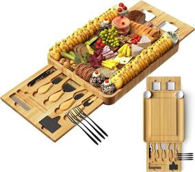 img 1 attached to Premium Entertaining Charcuterie Platter Cutlery Set - Perfect for FirstBuy