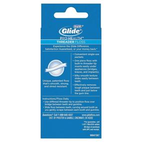 img 2 attached to 🦷 Improved Oral-B Glide Pro-Health Threader Floss: Now Available in a 30 Count Pack!