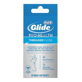 img 3 attached to 🦷 Improved Oral-B Glide Pro-Health Threader Floss: Now Available in a 30 Count Pack!