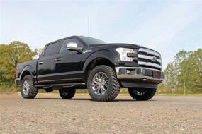 img 1 attached to 🚙 Rough Country 2" Billet Leveling Kit for 2014-2020 F150: Upgrade Your Suspension with Aluminum System, Model Number 569RED