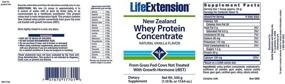 img 1 attached to Optimized Vanilla Flavor New Zealand Whey Protein Concentrate by Life Extension
