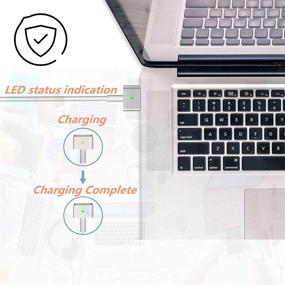 img 2 attached to ⚡️ Tebrun 60W Charger for Mac Book Pro 13 inch (2012-2016) - Replacement AC Power Adapter with Magnetic 2 Shape Connector and Retina Display Compatibility