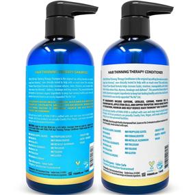 img 2 attached to 🌿 PURA D'OR Hair Thinning Therapy Shampoo & Conditioner: Premium Organic Argan Oil, Biotin & Natural Ingredients for All Hair Types, Men & Women - Prevention 2-Piece System