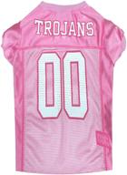 🐾 ncaa dog pink football jersey - paw-fect pink sports outfit for your pet логотип